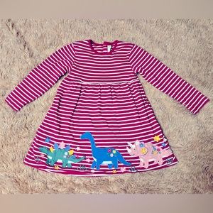 Girls JoJo Maman Bebe Dinosaur Dress
